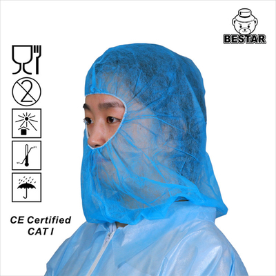 Latex-freier Polypropylen-Kopfschutz Wegwerf-Hood With Face Shield