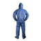 Nichtgewebter blauer medizinischer Overall-Maler-Wegwerfoverall mit Hood Zipper